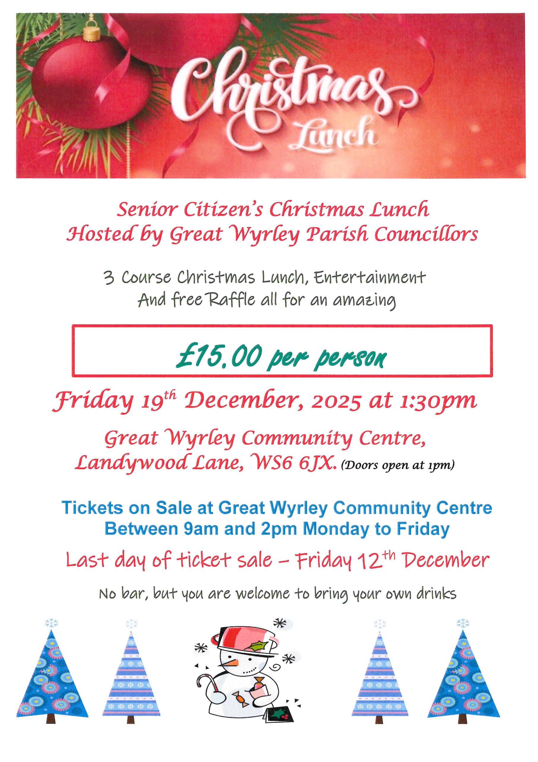 Christmas Lunch 2025